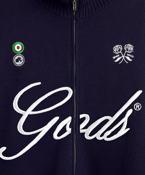 Fake Gods ´FC Knitted Zipper Navy´