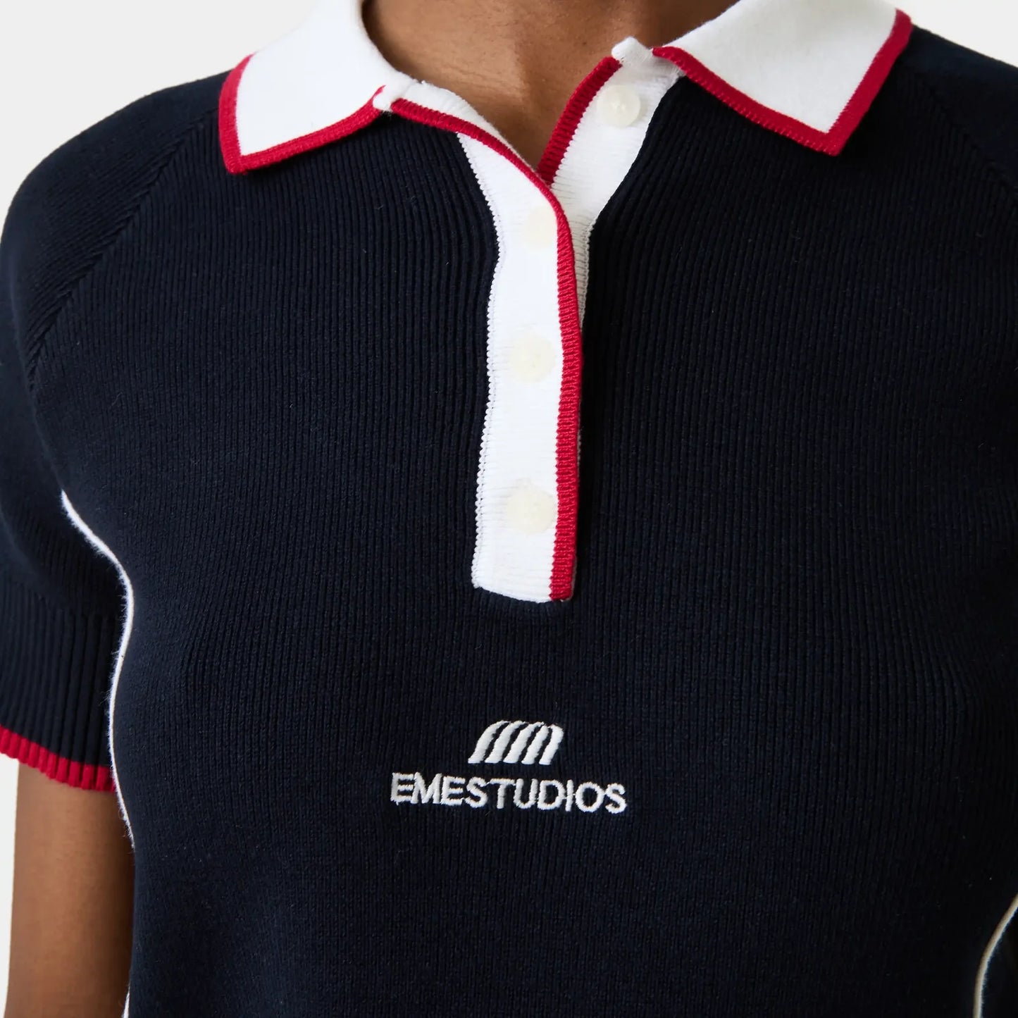 Eme Studios ´Fete Navy´ Knit Polo