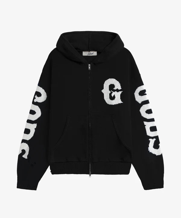 Fake Gods ´Knitted Zipper Black´