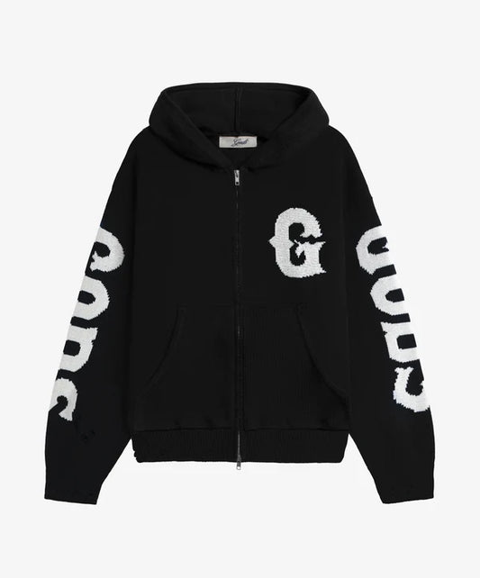 Fake Gods ´Knitted Zipper Black´