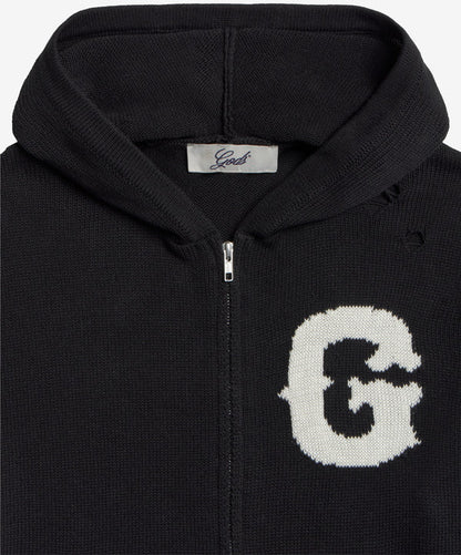 Fake Gods ´Knitted Zipper Black´