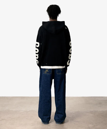 Fake Gods ´Knitted Zipper Black´
