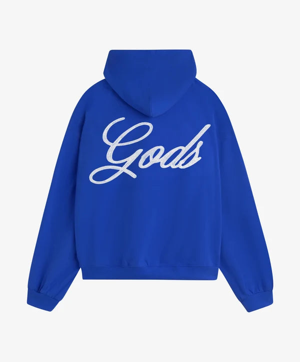 Fake Gods ´Love Script Hoodie Blue´