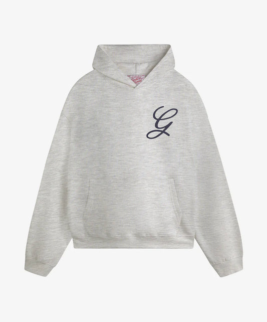 Fake Gods ´Love Script Hoodie Light Grey´