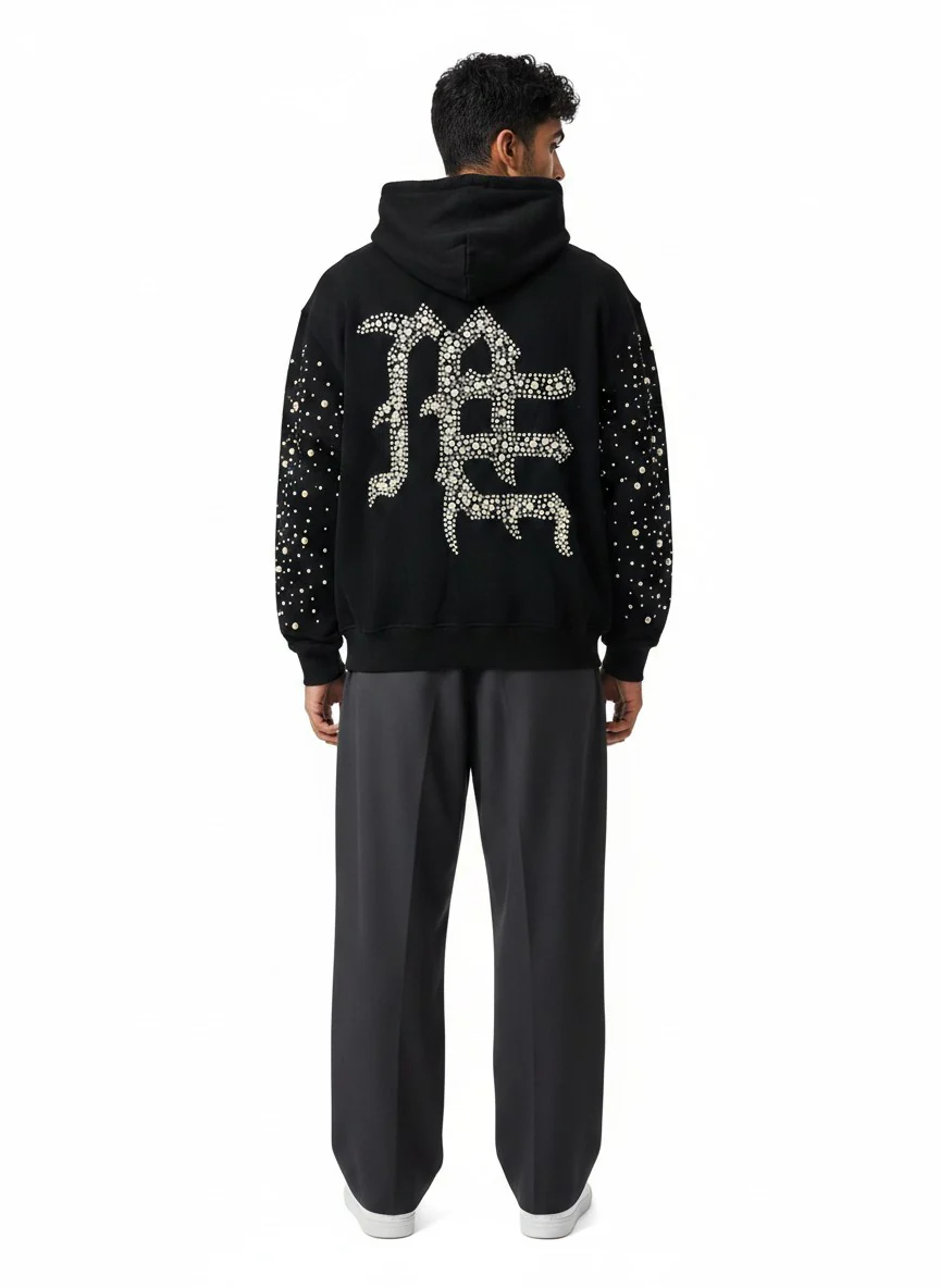 Mixed Emotions Black Pearl Hoodie