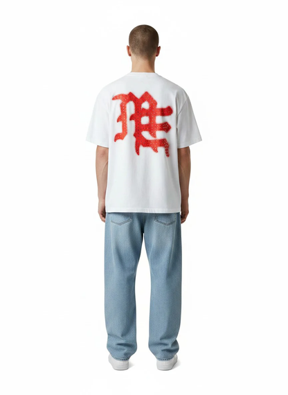 Mixed Emotions Red End Rhinestone Tee