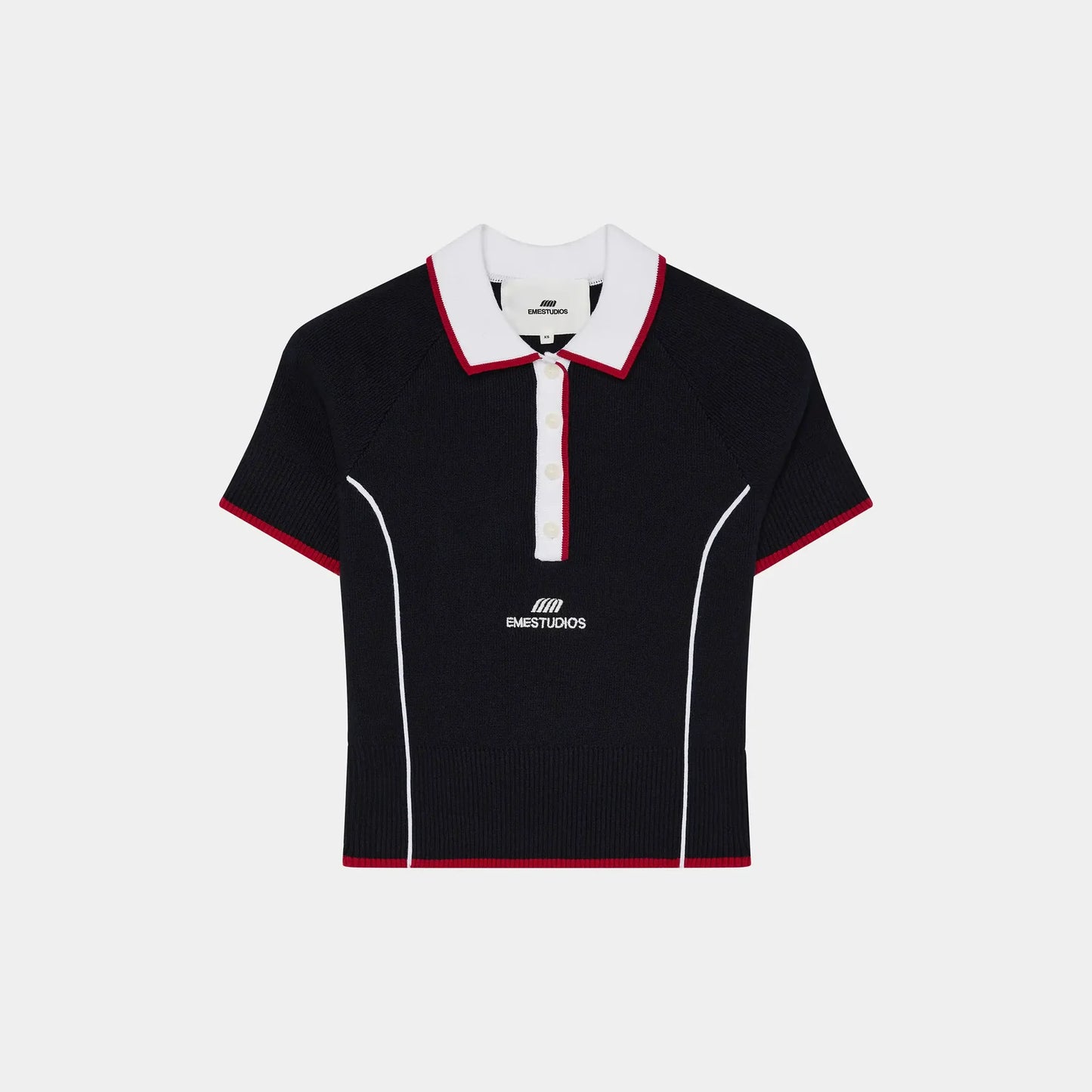 Eme Studios ´Fete Navy´ Knit Polo
