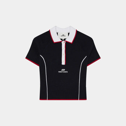Eme Studios ´Fete Navy´ Knit Polo
