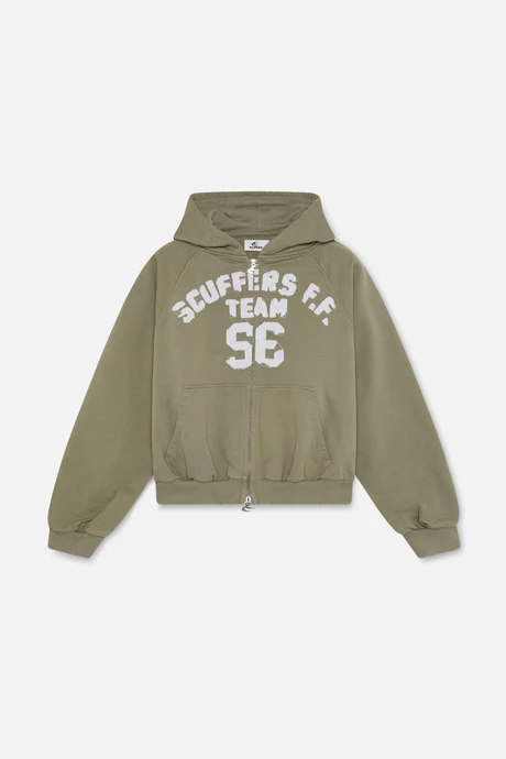 Scuffers Omega Green Zipper