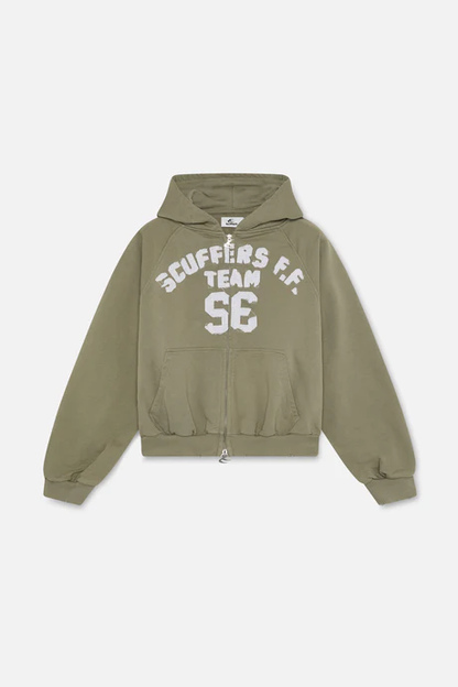 Scuffers Omega Green Zipper