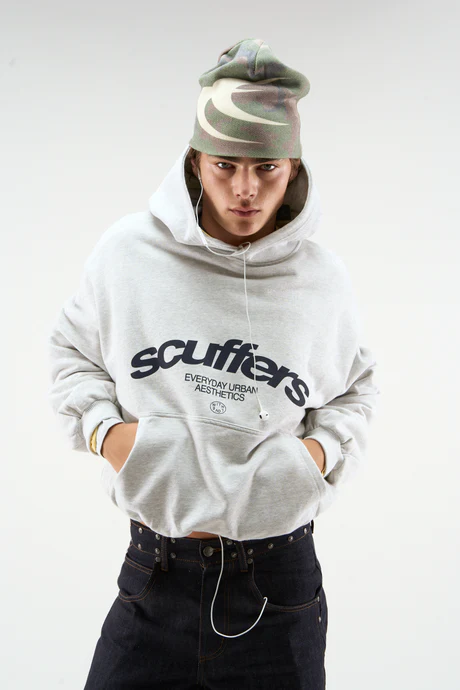 Scuffers Iconic Light Grey Hoodie
