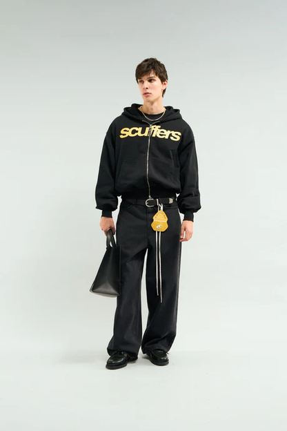 Scuffers Essential Black Zipper