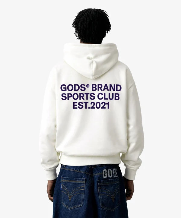 Fake Gods ´Sports Club Hoodie Cream´