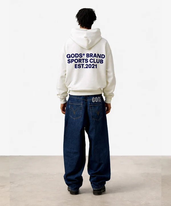 Fake Gods ´Sports Club Hoodie Cream´