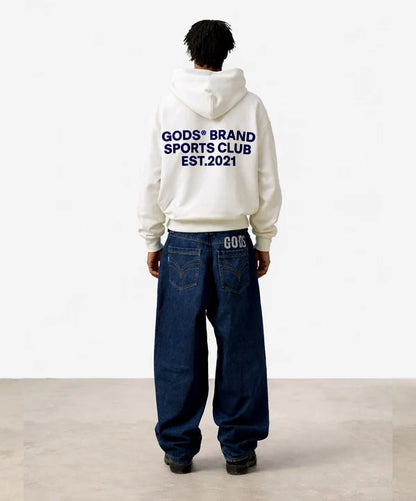 Fake Gods ´Sports Club Hoodie Cream´