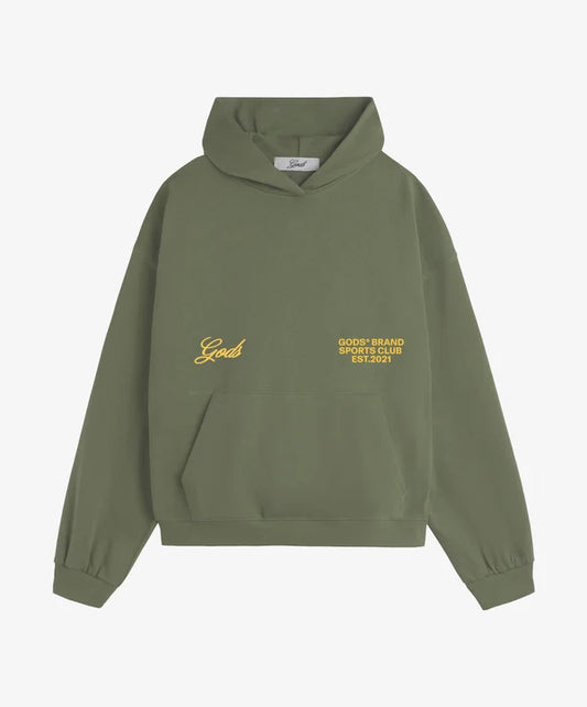 Fake Gods ´Sports Club Hoodie Military Green'
