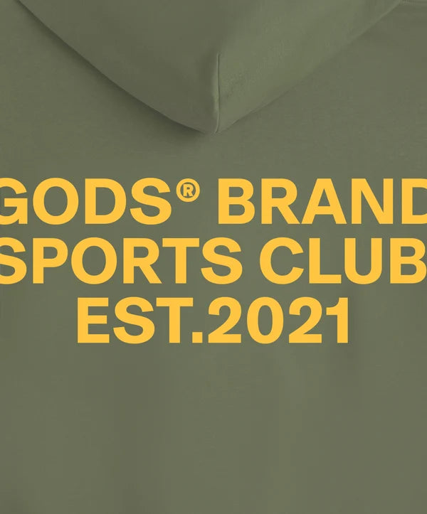 Fake Gods ´Sports Club Hoodie Military Green'