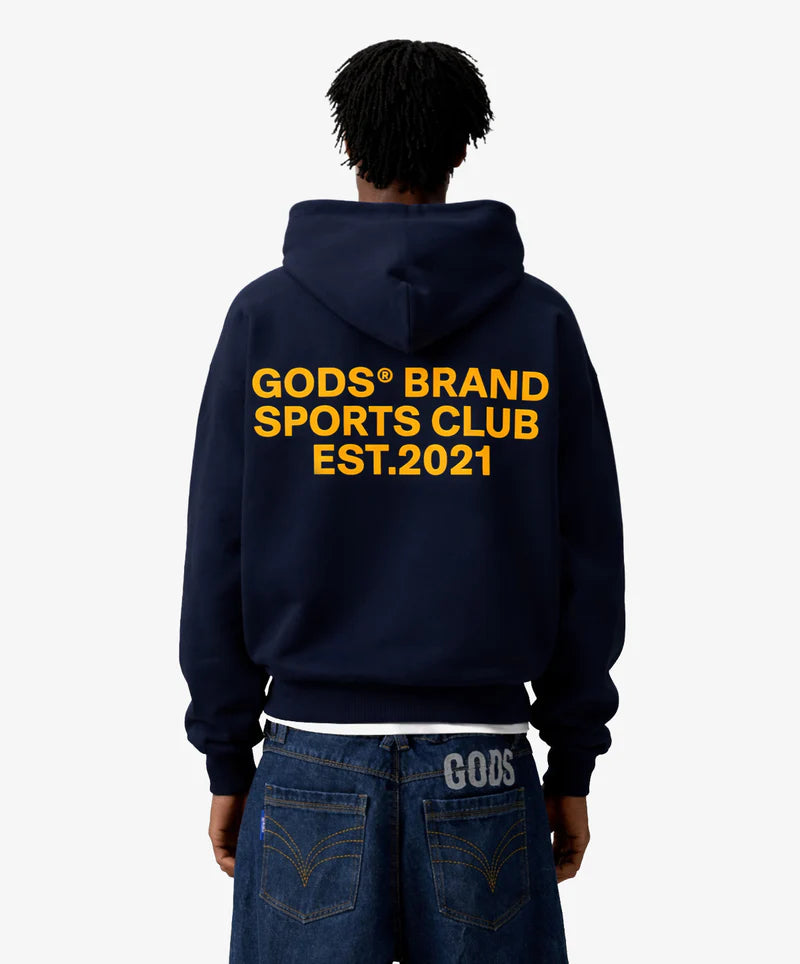 Fake Gods ´Sports Club Hoodie Navy´