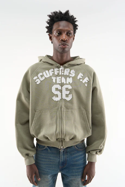Scuffers Omega Green Zipper