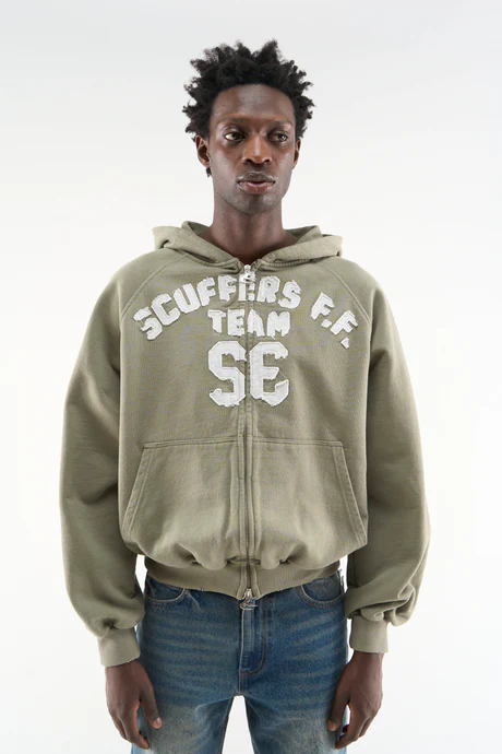 Scuffers Omega Green Zipper