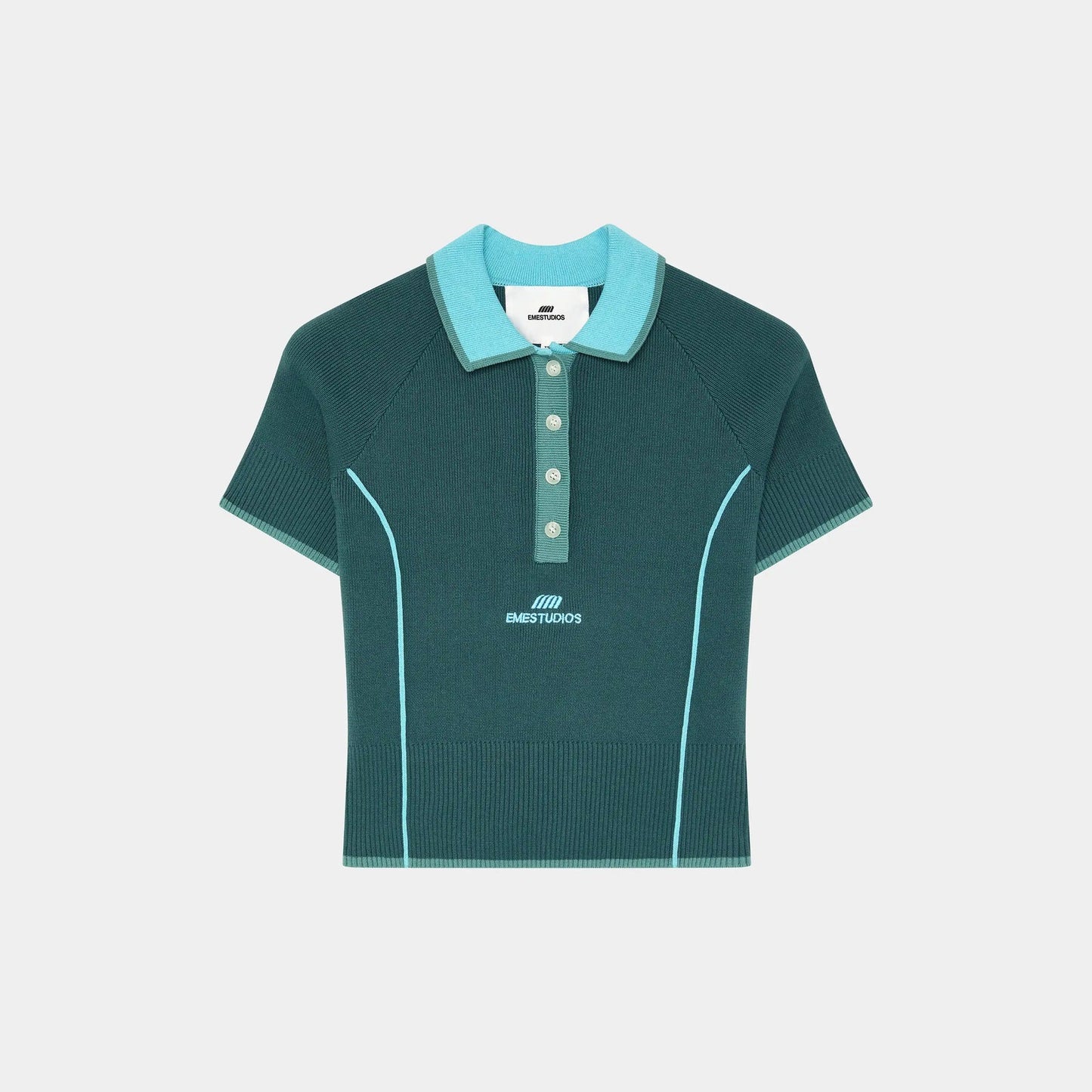 Eme Studios ´Fete Aqua´ Knit Polo