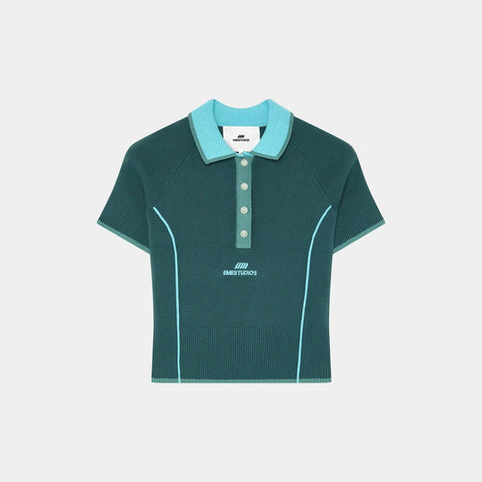 Eme Studios ´Fete Aqua´ Knit Polo