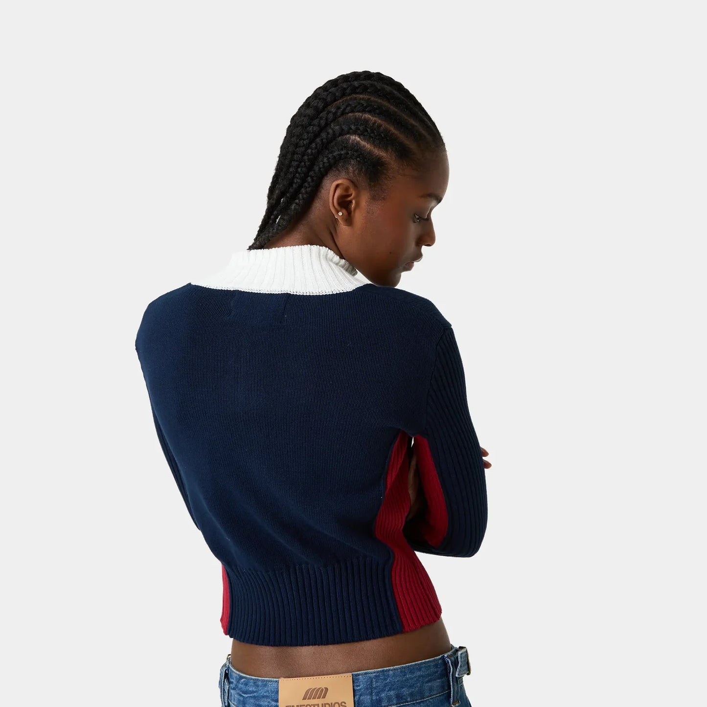 Eme Studios ´Navy´ Zipper Knit