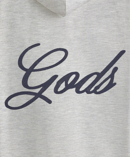 Fake Gods ´Love Script Hoodie Light Grey´
