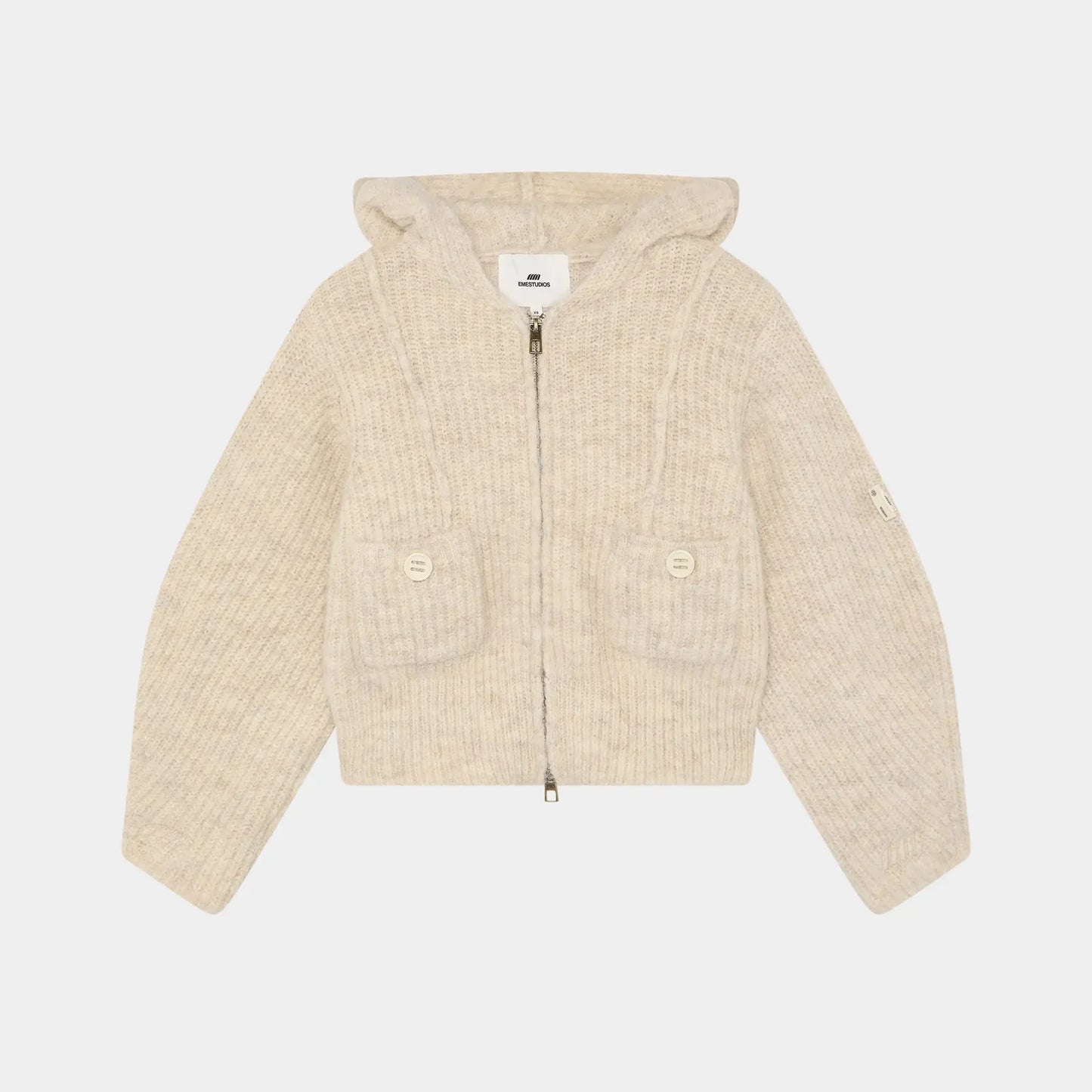 Eme Studios ´Zoe Off Sand´ Zipper Knit